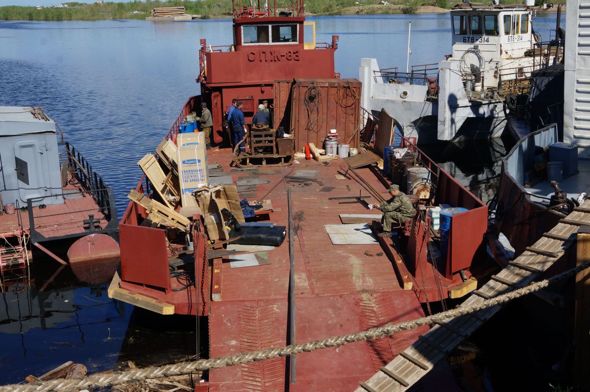 паром спж 83 во время ремонта