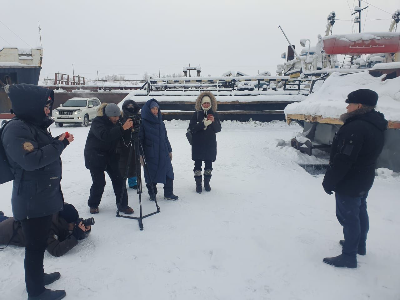  Журналисты ознакомились с ходом выморозочных работ