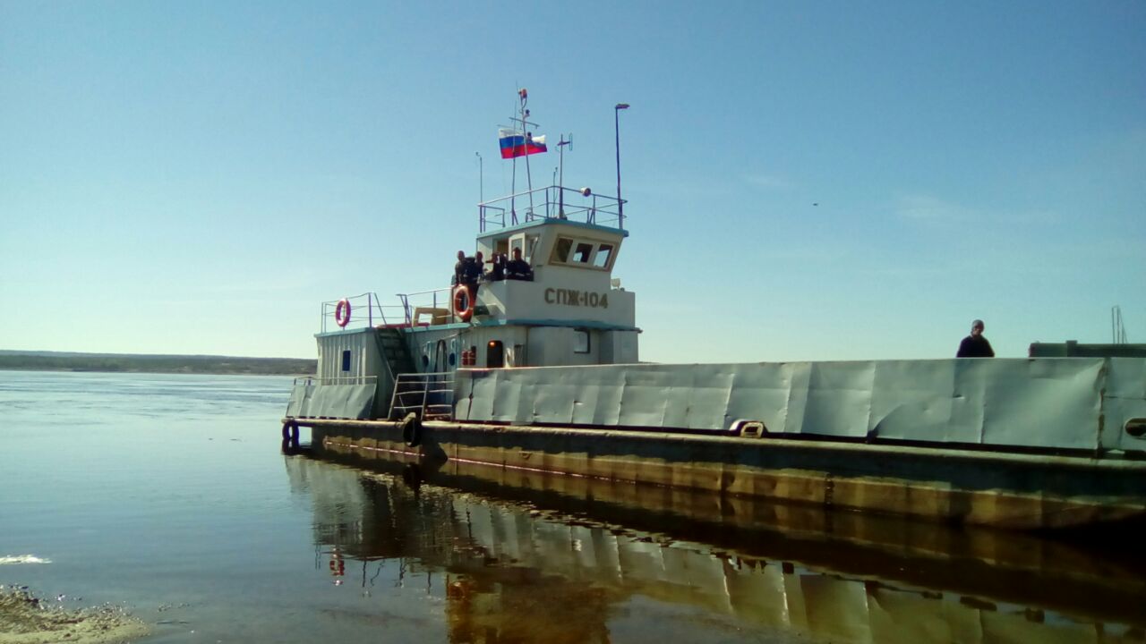 Заработал паром по маршруту: Олёкминск-Заречный