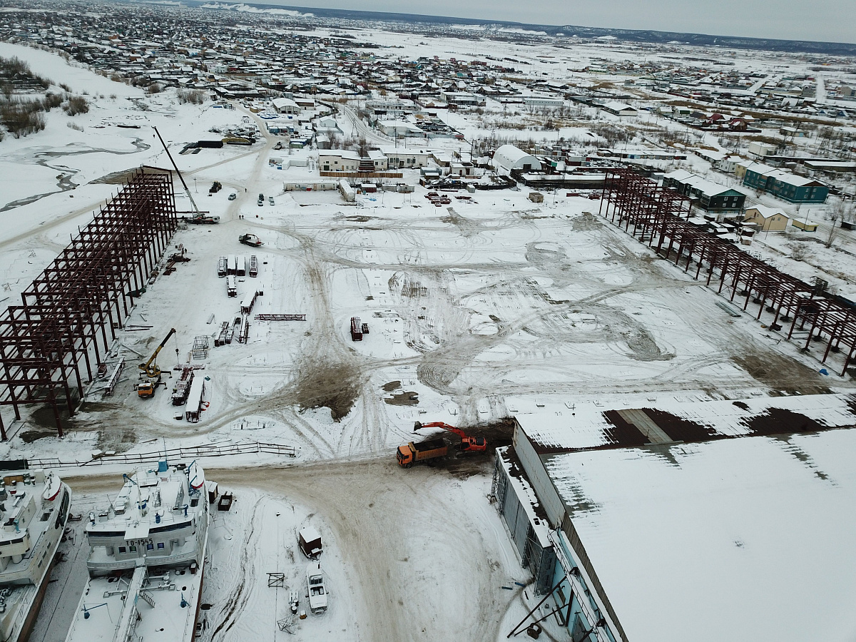 Нулевой цикл строительства Жатайской судоверфи завершен.